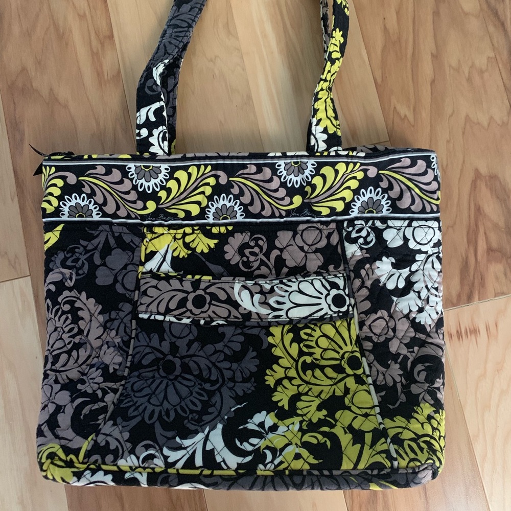 Vera Bradley Black and yellow Tote